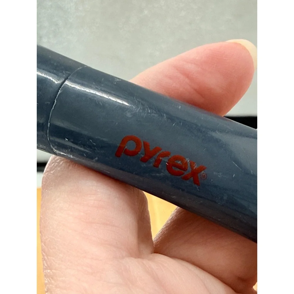 Pyrex Navy Blue Rubber Silicone Mixing Spoon Kitchen Utensil 11829